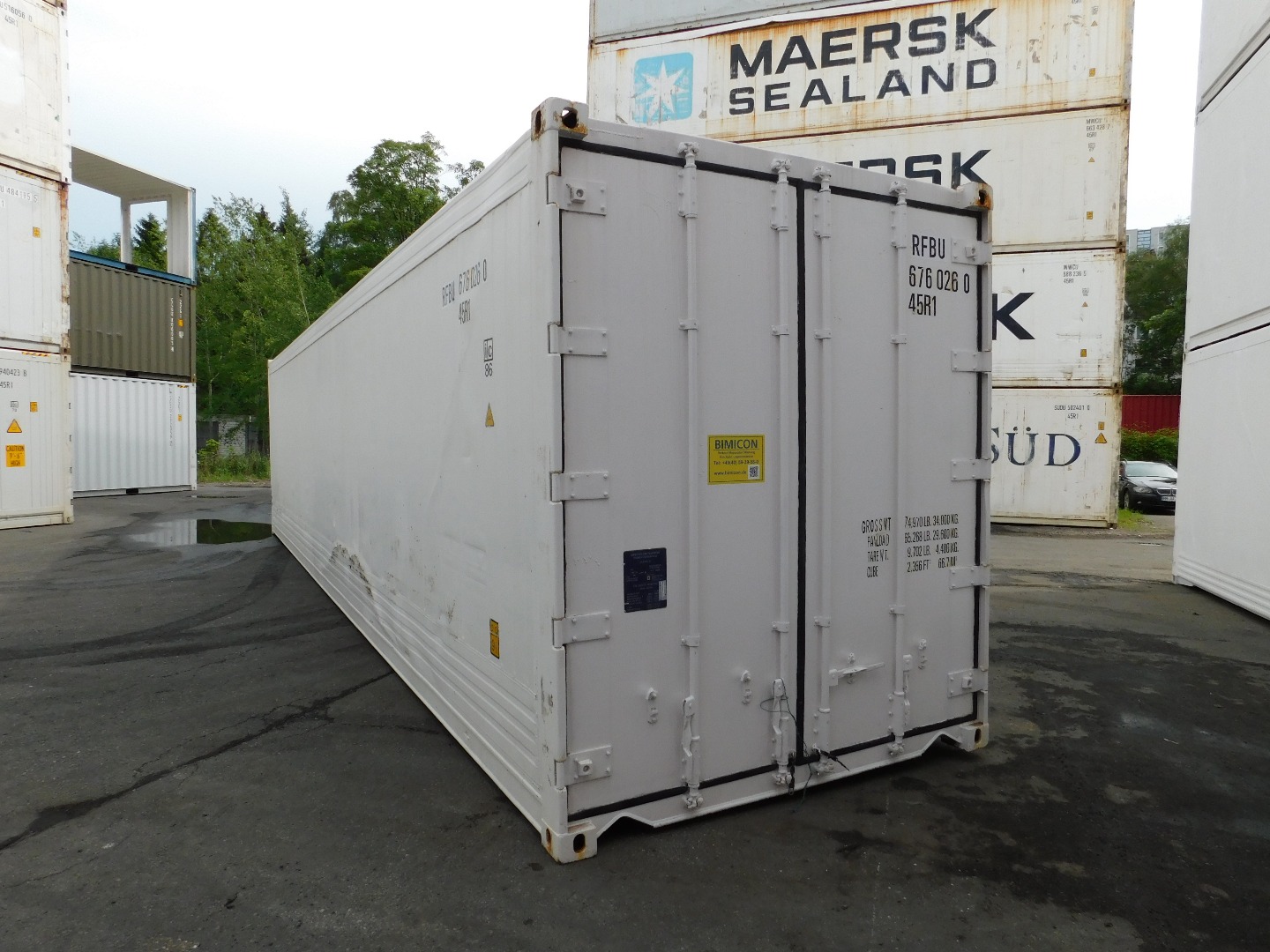 40 foot HC refrigerated container for sale 2500$USD per unit